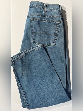 Classic Blue Straight-Leg Jeans